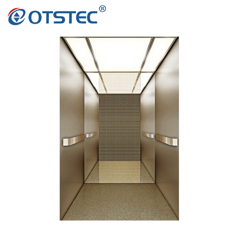 Customized Design Lift With Hairline Stainless Steel Passenger Elevator In China
