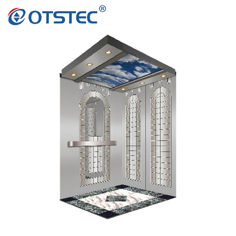 Mirror Etched Outdoor Stair Lift Passenger Elevator