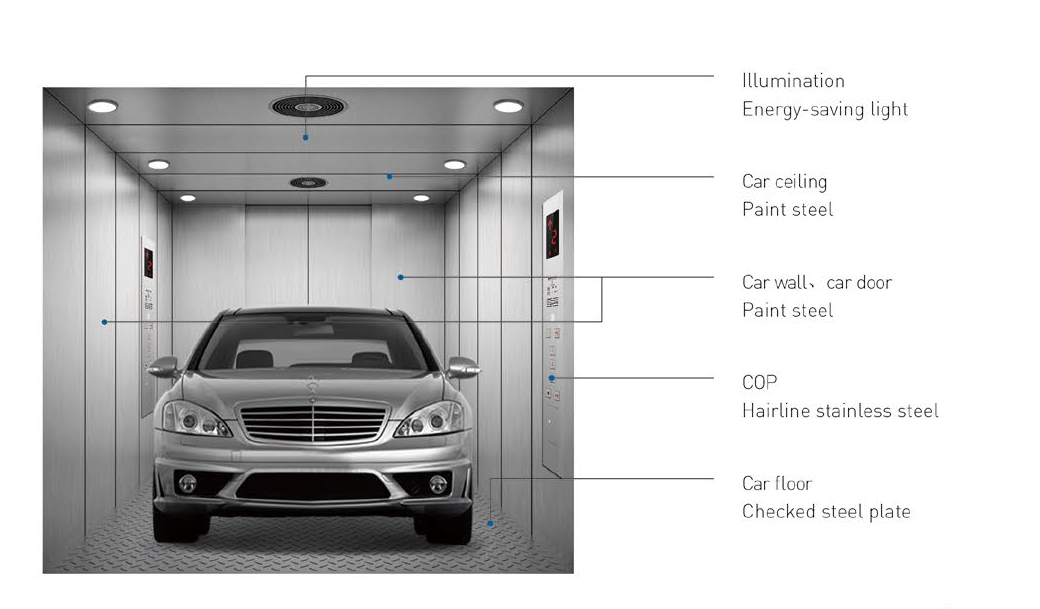 Home Use Vertical Car Lift Elevator for Basement Car Park Elevator
