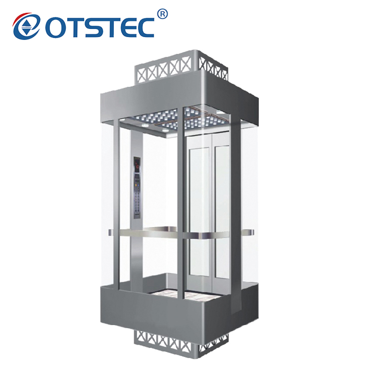 Hot Sale Safety Outdoor Glass Panoramic Elevator For Factory Price