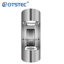 Mechanic Sightseeing Vertical VVVF Elevator Control System China Panoramic Elevator