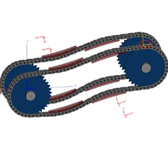 Step Chain-roller Inbuilt