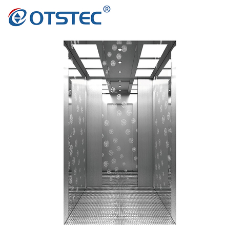 Manufacturer Supplier Mirror Etched Stainless Steel Passenger Lifts For Apartment