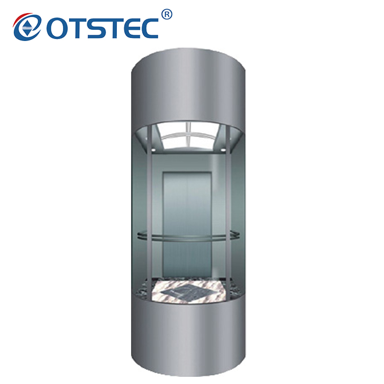 German Technology outside Sightseeing Circular Panoramic Elevator